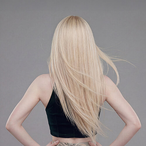 Perücke Bernadette in Champagne Rooted